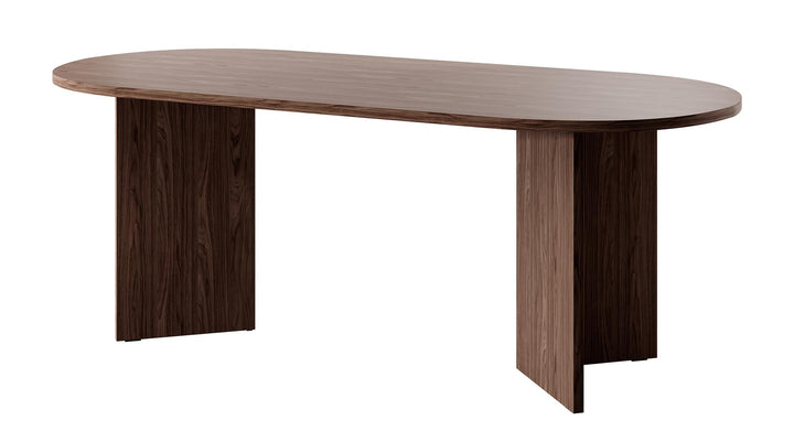 Selsey Table À Manger Ovale 90 x 204 cm 6-10 Personnes Table De Cuisine Bureau Noix Wisconsin Ovo Selsey Table À Manger Ovale 90 x 204 cm 6-10 Personnes Table De Cuisine Bureau Noix Wisconsin Ovo