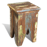 vidaXL Tabouret Bois de récupération Massif