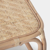 Banc Saro en Rotin Naturel Tressé à la Main, Fonctionnel et Polyvalent, Idéal pour Le Salon, l'Entrée ou la Chambre. Artisanal et Unique.