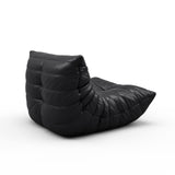 Togo Pouf poire haut de gamme non compressé pour adultes, canapé de sol en mousse à mémoire de forme avec tissu doux, fauteuil de salon confortable pour salon, chambre à coucher, appartement, cuir