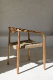 SKLUM Chaise de Jardin en Bois d'acacia et Corde tressée Mallory -