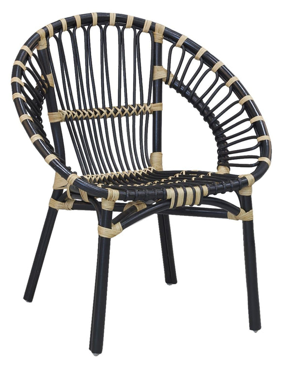 AUBRY GASPARD Fauteuil Rond en rotin Jazz