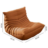 Fauteuil Togo, Fauteuil Poire d'angle, Canapé d'angle Confortable, Lounge Ergonomique en Mousse, pour Salon, Chambre, dortoir, Salon, Bureau