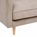 Paris Prix Atmosphera Créateur d'intérieur - Canapé 3 Places en Tissu Candice 194cm Beige