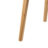 [en.casa] Bureau Style Scandinave avec 3 Tiroirs Table Rectangulaire avec Compartiments de Rangement Poste de Travail pour Coin Télétravail Bambou 100 x 50 x 75 cm Naturel