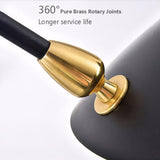 DESHOME Applique Murale avec Bras Articulé de Prise Noir 120cm Lampe Murale Industrielle Vintage Intérieur Longue Lumière Murale avec Câble et Interrupteur, pour Salon/Chevet/Bureau/Chambre d'Enfant