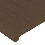 Foknhdi Tête de lit marron foncé avec oreilles 183 x 118 cm réglable en hauteur - Tissu mélèze - Rembourrée - Moderne - Pour chambre à coucher ou lit à sommier tapissier