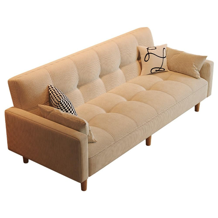 Canapé-lit Multifonctionnel en Coton et Lin, Style Moderne du Milieu siècle, for Salon ou Chambre(D,1.4m) Canapé-lit Multifonctionnel en Coton et Lin, Style Moderne du Milieu siècle, for Salon ou Chambre(D,1.4m)