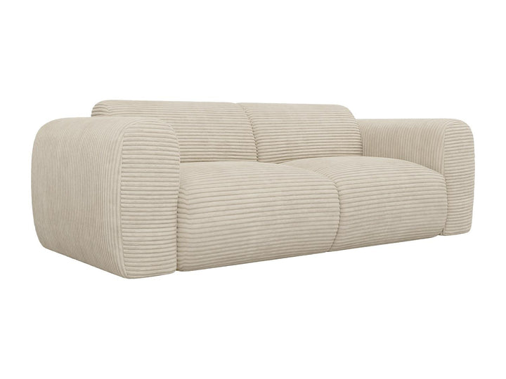 Vente-unique - Canapé 3 Places en Velours côtelé Beige POGNI de Maison Céphy Vente-unique - Canapé 3 Places en Velours côtelé Beige POGNI de Maison Céphy