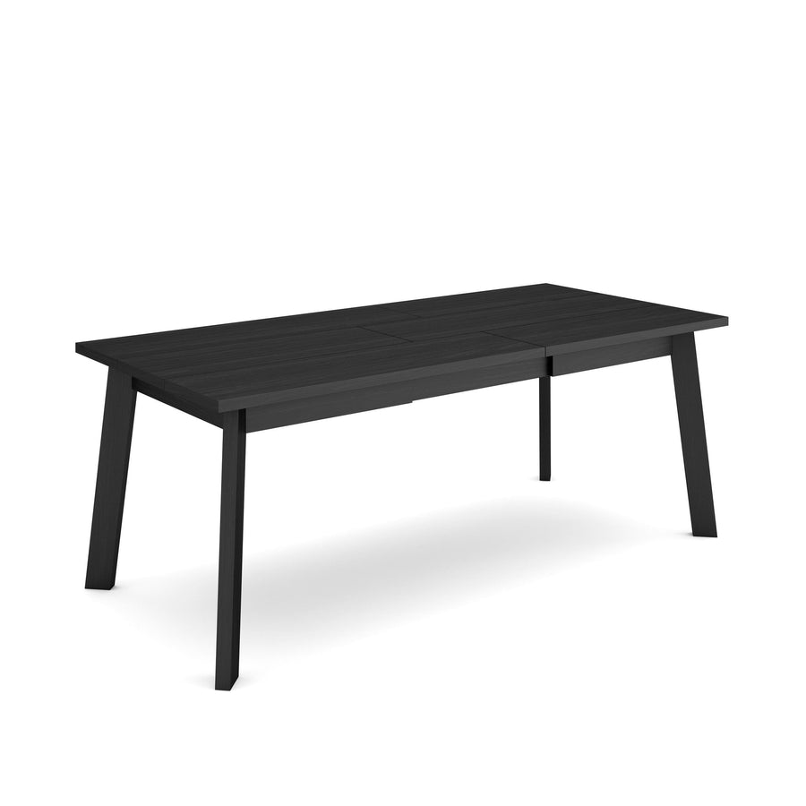 Skraut Home | Table à Manger | Meuble Salle à Manger | 200 | pour 10 Personnes | Pieds en Bois | Style Moderne | Noir Skraut Home | Table à Manger | Meuble Salle à Manger | 200 | pour 10 Personnes | Pieds en Bois | Style Moderne | Noir