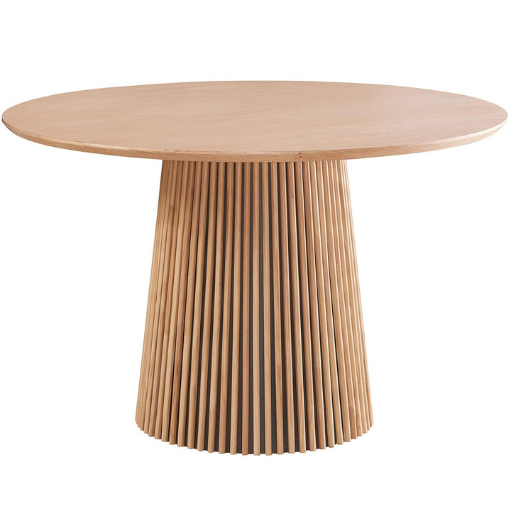 HOMIFAB Table à Manger Ronde en Bois 4 Personnes - diamètre 120 cm - Ada HOMIFAB Table à Manger Ronde en Bois 4 Personnes - diamètre 120 cm - Ada