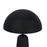 EGLO Lampe de chevet Aranzola, lampe à poser géométrique, lampe de table en métal noir et blanc, luminaire décoratif pour salon et chambre, douille E27