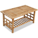 vidaXL Mobilier de Jardin 12 pcs Bambou Salle à Manger Extérieur Salon Jardin