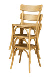 Biscottini Chaise Thonet Vintage L48xPR55xH88 - Salle à Manger en Bois - Cuisine Shabby Chic - Bureau - Meubles de Cuisine