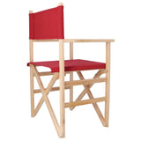 Aranaz Fauteuil Droit Pliant, Bois, Bordeaux 887, 51 x 46 x 86 cm