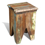vidaXL Tabouret Bois de récupération Massif