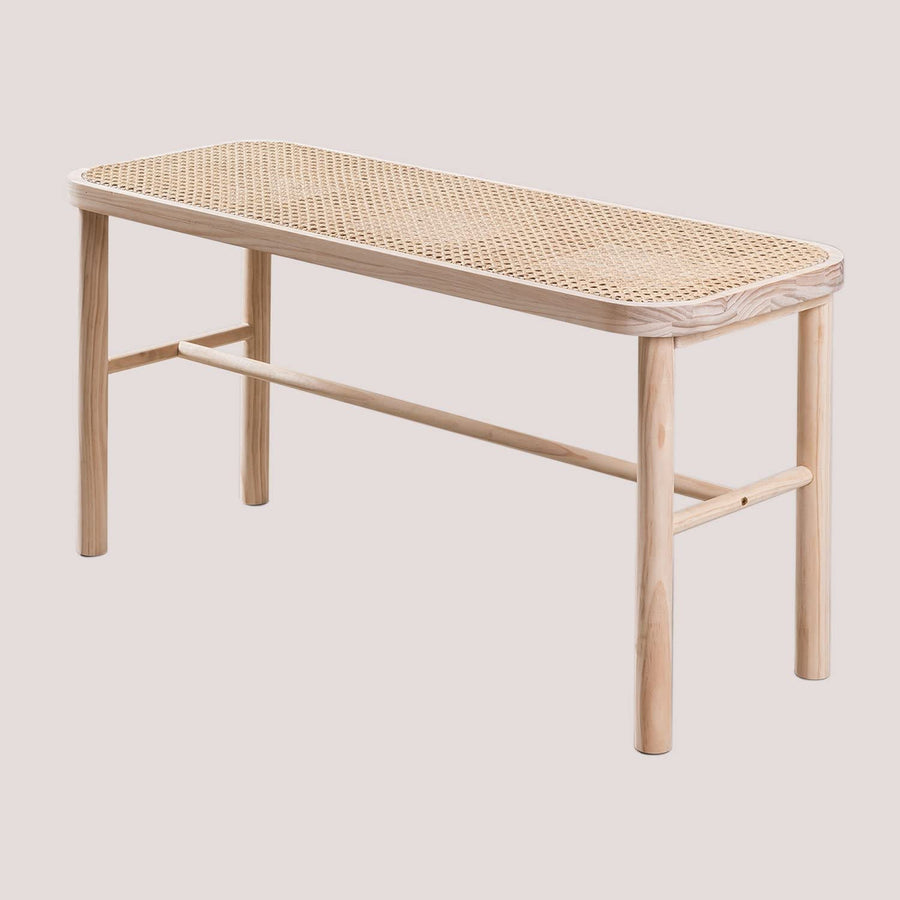 SKLUM Banc en rotin et Bois Riolut