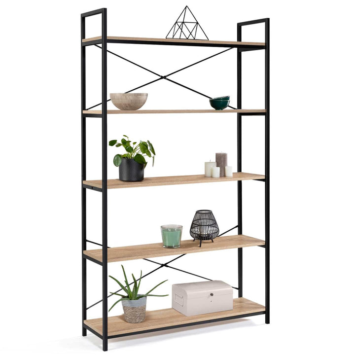 IDMarket - Etagère XL 5 Niveaux Detroit Design Industriel 170 cm