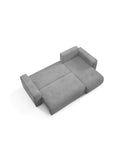 Tendencio Canapé d'angle Convertible LAVIA en Tissu Anti tâche hydrophobe Doux au Toucher (Terracotta)