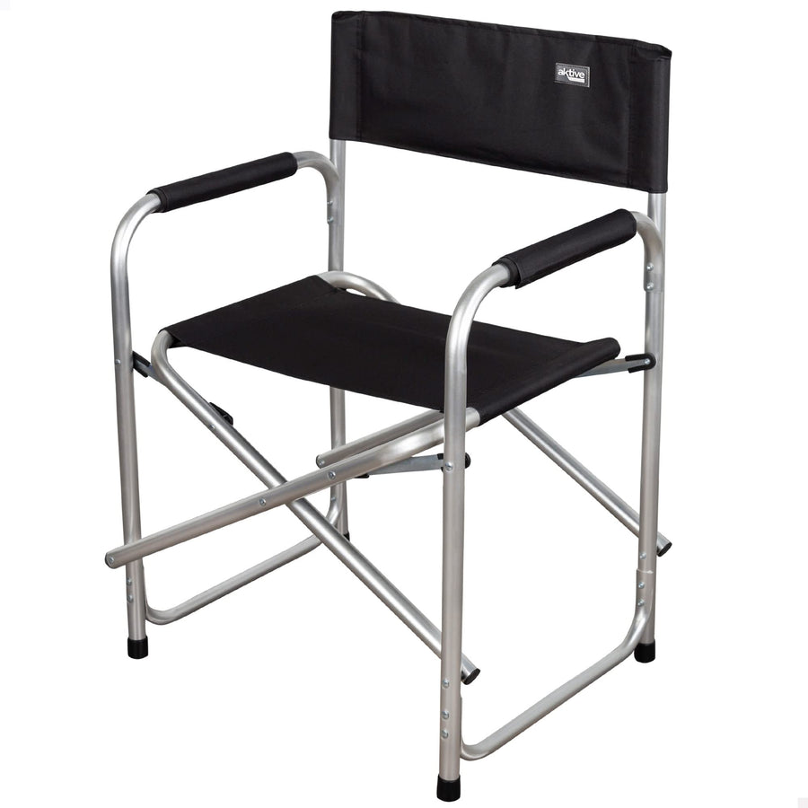 AKTIVE Director Folding Chair 56 x 45 x 81 cm, Noir AKTIVE Director Folding Chair 56 x 45 x 81 cm, Noir