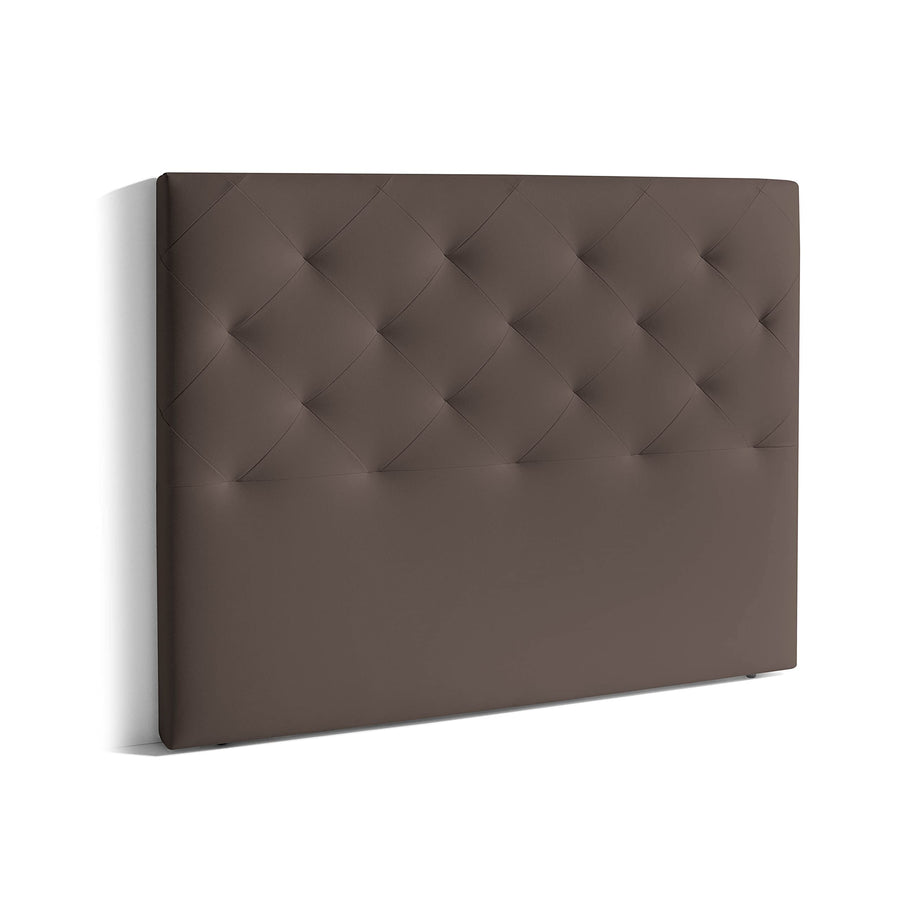 MOMMA HOME - Tête de lit - Modèle Myro - Marron - 160 x 120 cm - Revêtement en Similicuir matelassé - Accessoires de Suspension Inclus - Tête de lit pour Chambre à Coucher MOMMA HOME - Tête de lit - Modèle Myro - Marron - 160 x 120 cm - Revêtement en Similicuir matelassé - Accessoires de Suspension Inclus - Tête de lit pour Chambre à Coucher