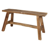 Unbekannt Rustique Banc en Bois Antique 90x24, 5cm Banc de Style Country Dielenbank Banc en Bois Banque