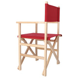 Aranaz Fauteuil Droit Pliant, Bois, Bordeaux 887, 51 x 46 x 86 cm