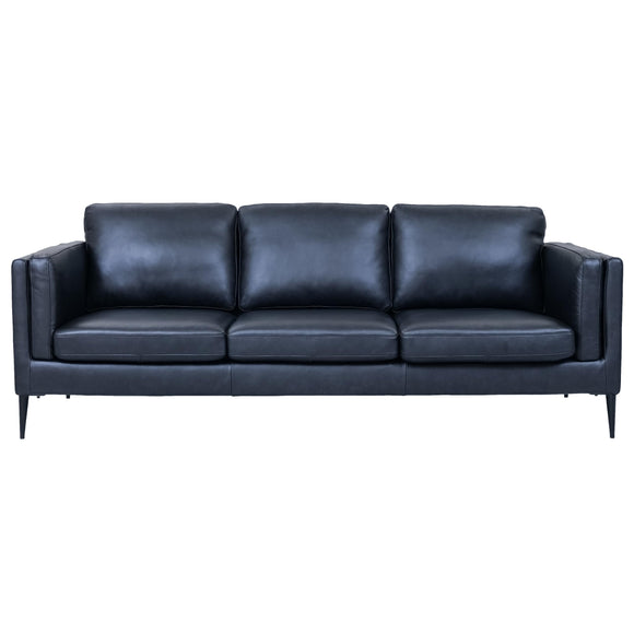 Furnhouse Valence Canapés, Bois d'ingénierie, Noir, 88x220x83