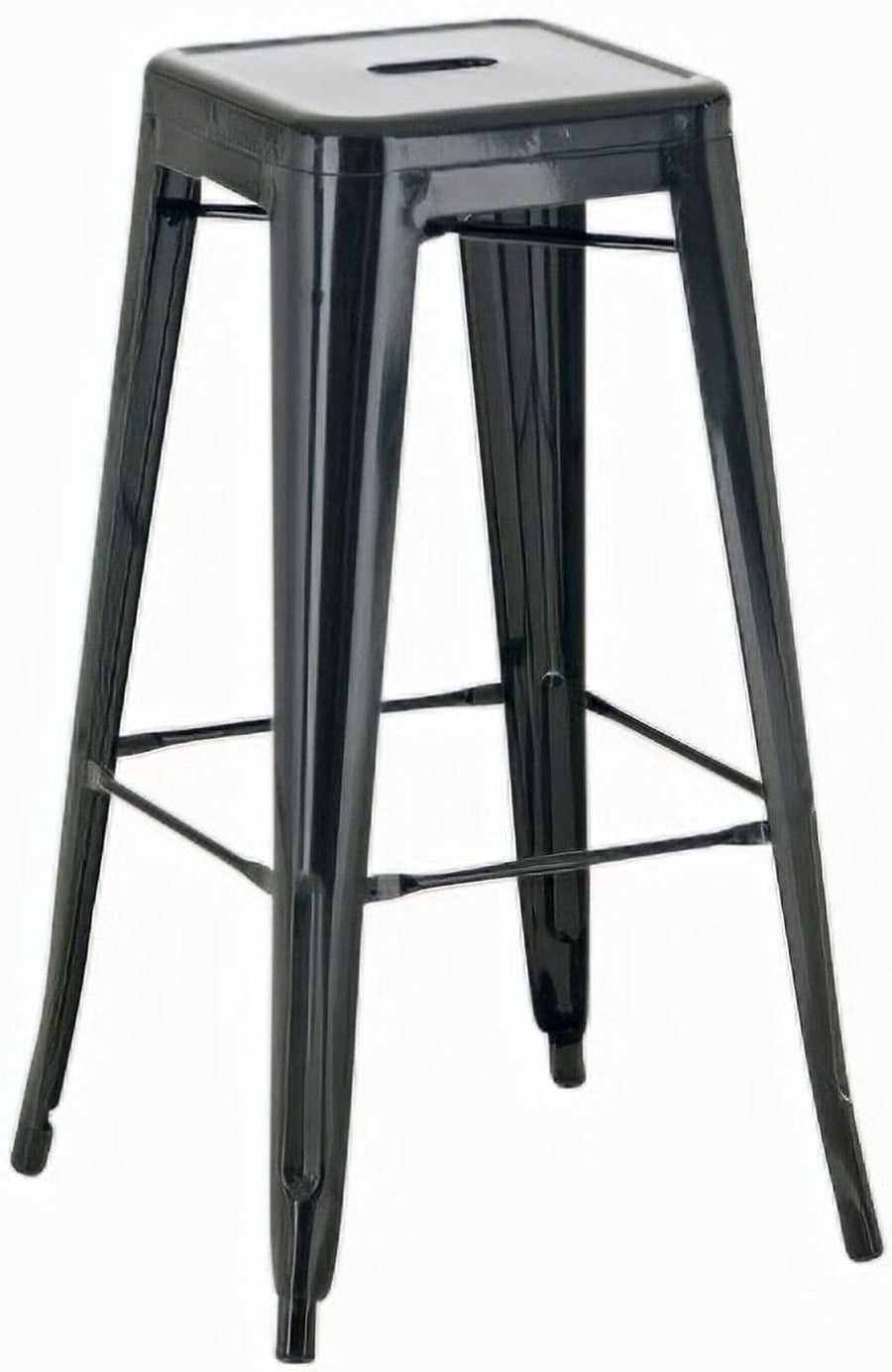 CLP Tabouret de Bar Joshua - Tabouret de Bar Industriel Empilable et Robuste - Repose-Pied Structure à 4 Pieds - Hauteur Siège 77 cm - Couleurs, Couleur:Noir CLP Tabouret de Bar Joshua - Tabouret de Bar Industriel Empilable et Robuste - Repose-Pied Structure à 4 Pieds - Hauteur Siège 77 cm - Couleurs, Couleur:Noir