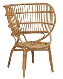 AUBRY GASPARD Grand Fauteuil en rotin Empire