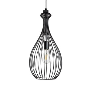 LEDKIA LIGHTING Suspension Métal Penny Noir