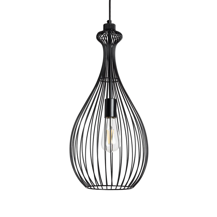 LEDKIA LIGHTING Suspension Métal Penny Noir