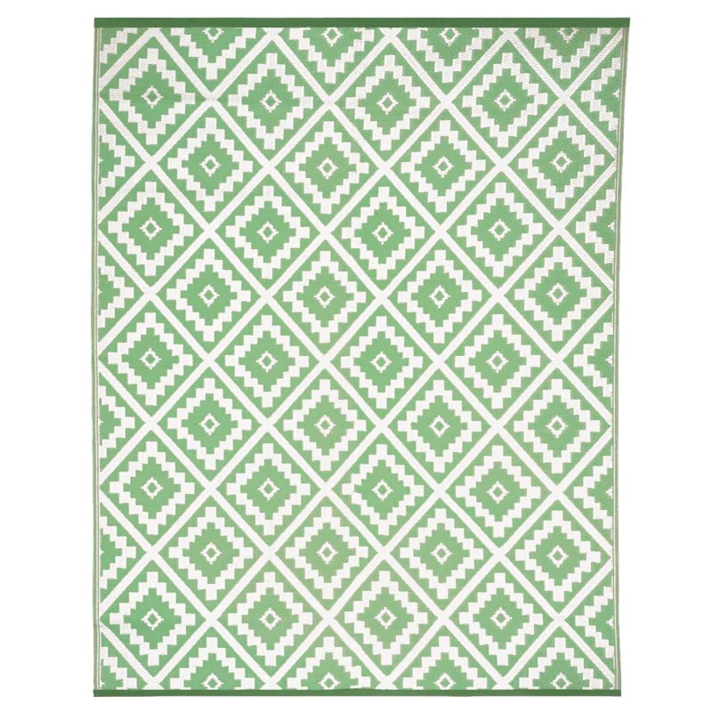 IDMarket - Tapis extérieur Bahamas Vert Sauge 180 x 280 CM IDMarket - Tapis extérieur Bahamas Vert Sauge 180 x 280 CM
