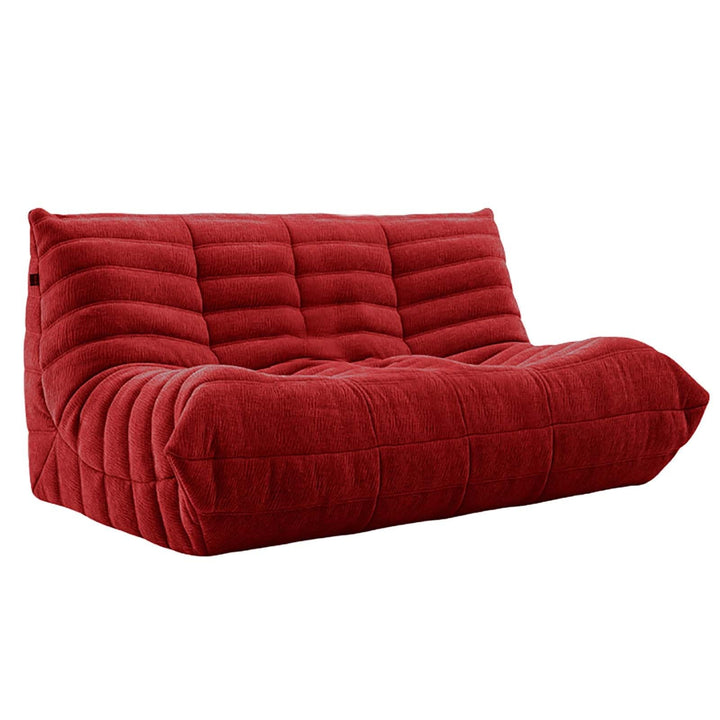 Chaise longue avec tissu en daim doux et compression en éponge complète, canapé de sol confortable pour salon ou chambre à coucher