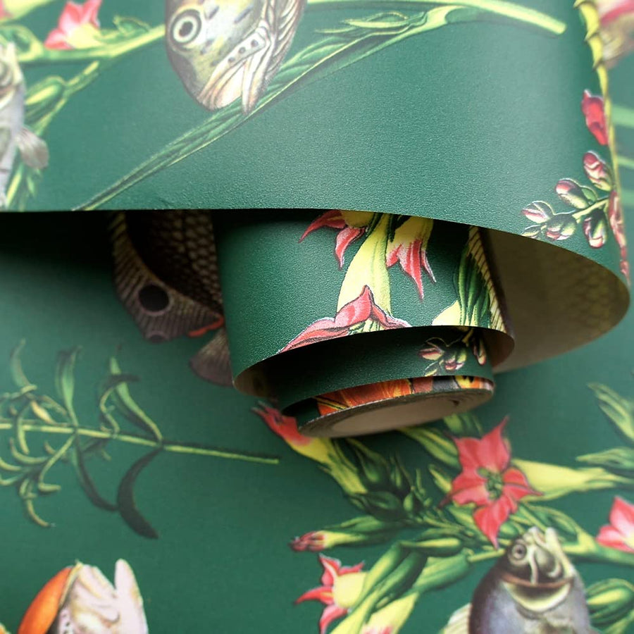 Poisson du lagon Papier Peint Vert Holden 13060