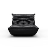 Togo Pouf poire haut de gamme non compressé pour adultes, canapé de sol en mousse à mémoire de forme avec tissu doux, fauteuil de salon confortable pour salon, chambre à coucher, appartement, cuir