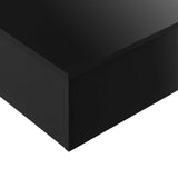 [en.casa] Table Basse de Salon Élégante Stylée 115 x 55 x 31 cm Panneau de Particules Mélaminé de 15 mm Noir
