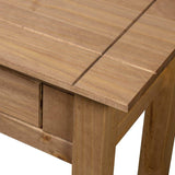 vidaXL Pin Massif Table Console Table d'Entrée Table de Salon Table de Couloir avec 2 Tiroirs Rangement Maison Intérieur 110x40x72 cm