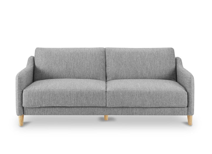 DecoInParis Canapé clic clac 3 Places en Tissu Gris Clair Marlon DecoInParis Canapé clic clac 3 Places en Tissu Gris Clair Marlon