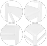 Erst-Holz Chaise de Cuisine, Chaise de Salle à Manger, Chaise en pin Massif Blanc 90.71-20W