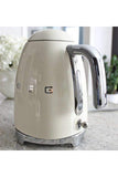 Smeg, Bouilloire Électrique KLF03WHEU 1,7 L, Filtre Anticalcaire Lavable, Arrêt Automatique de Sécurité, Indicateur de Niveau d'Eau, Base Antidérapante, Range Cordon, Puissance 2400W, Blanc