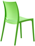 CLP Chaise de Jardin empilable et resistante aux intemperies Meton, Fauteuil avec Dossier, Resistant aux UV, Chaise exterieure en Plastique Couleur:Vert
