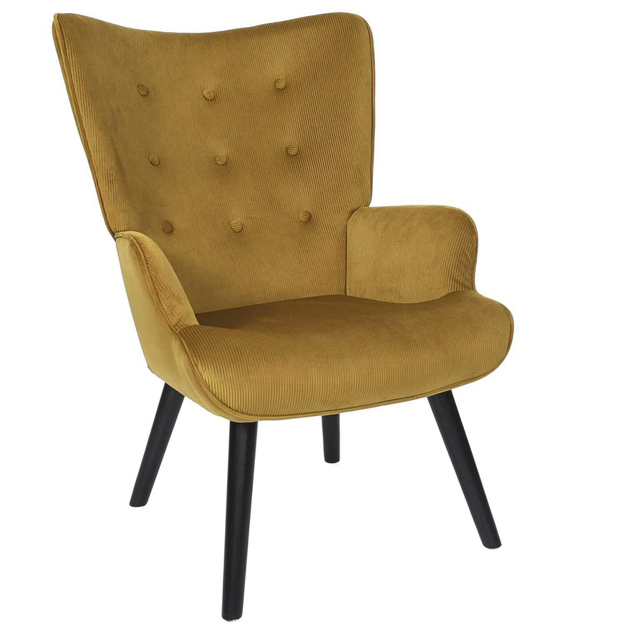 HOME DECO FACTORY, HD0365, Fauteuil de Salon Giulia Jaune, Lounge Edition, Mobilier, Assise, canapé et Fauteuil, 68x96x75 cm, Hauteur Assise 43 cm, Jaune HOME DECO FACTORY, HD0365, Fauteuil de Salon Giulia Jaune, Lounge Edition, Mobilier, Assise, canapé et Fauteuil, 68x96x75 cm, Hauteur Assise 43 cm, Jaune