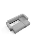 Tendencio Canapé d'angle Convertible LAVIA en Tissu Anti tâche hydrophobe Doux au Toucher (Terracotta)