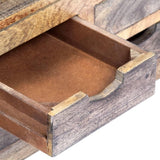 vidaXL Table Basse Table d’Appoint Table de Salon Bout de Canapé Rangement Maison Intérieur Salle de Séjour 100x50x30 cm Bois de Sesham Massif