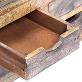 vidaXL Table Basse Table d’Appoint Table de Salon Bout de Canapé Rangement Maison Intérieur Salle de Séjour 100x50x30 cm Bois de Sesham Massif