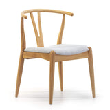 VS Venta-stock Pack 2 chaises Rustic, Couleur Chêne, Bois Massif, 55 cm (Longueur) 54,5 cm (Profondeur) 76 cm (Hauteur)