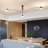 DRFGHK Lampe Serge Mouille Serge Mouille Fer créative Moderne Salon Plafond Lampes Lampes //Sol/Mur Lampes Lampe de Plafond chefs-624,6 PLL