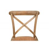Biscottini 2 Chaise Salle a Manger Bois 86x42x46 cm - Chaise rotin Salle à Manger et Chaise de Cuisine - Chaise bistrot Bois - Chaise Bois bistrot