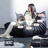 Misorat Canapé Paresseux, Salon de Chambre à Coucher de canapé décontracté Peut s'allonger et Dormir, Chaise Salon Simple, Napa en Cuir résistant et résistant aux Rayures,A-103X88X70CM